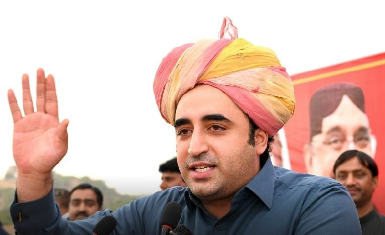 ppp chairman bilawal bhutto zardari addressing a rally in tharparkar on february 3 2024 photo ppp media cell